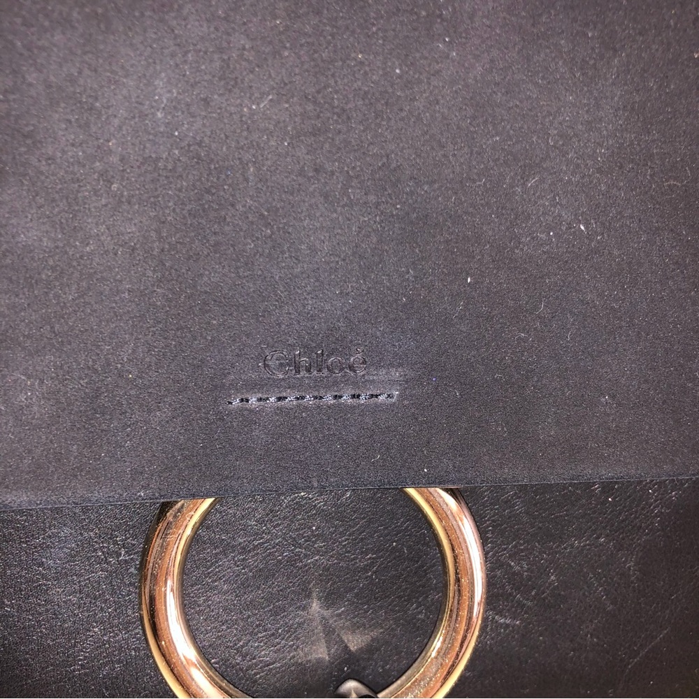 Chloe Black Suede and Leather Faye Bag - Picture 6 of 15